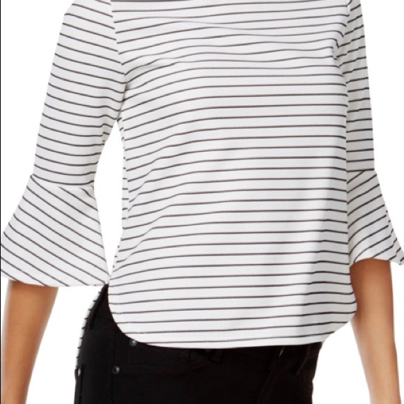 Bar III Striped top - Picture 2 of 4